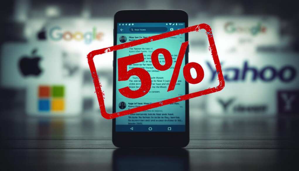 Five Percent — Big Tech Just Got Caught Red-Handed Blacklisting Conservative News and the Numbers Are Brutal